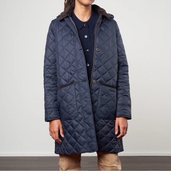 NWT Barbour Lovell Navy Quilted Jacket sz 3X - Picture 2 of 12